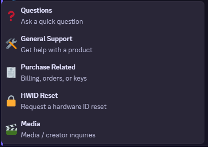 Ticket system preview
